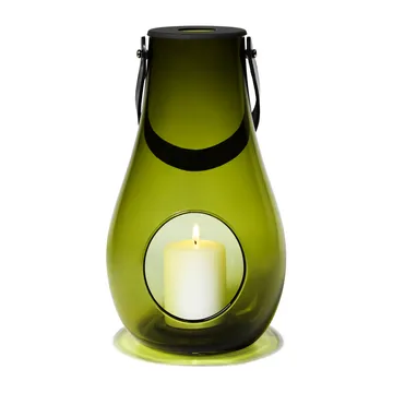 Photophore Design With Light vert olive - 29 cm - Holmegaard