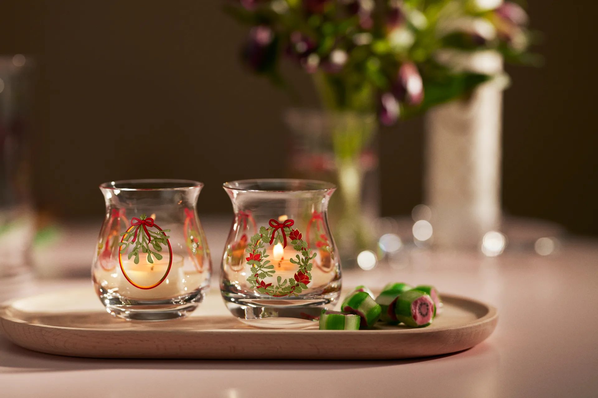 Photophore Holmegaard Christmas, lot de 2, 2025 Holmegaard