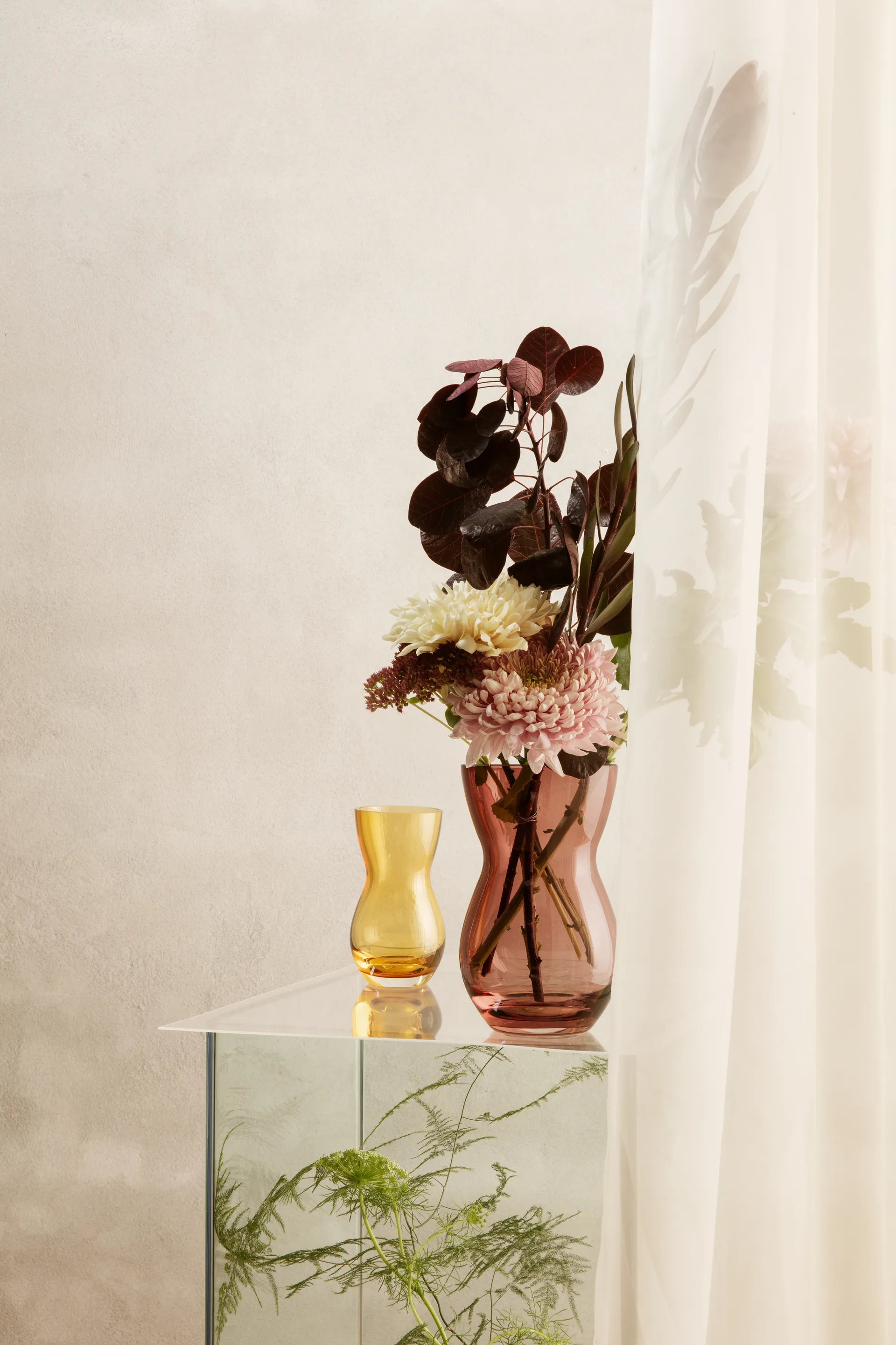 Vase Calabas 16 cm, Amber Holmegaard