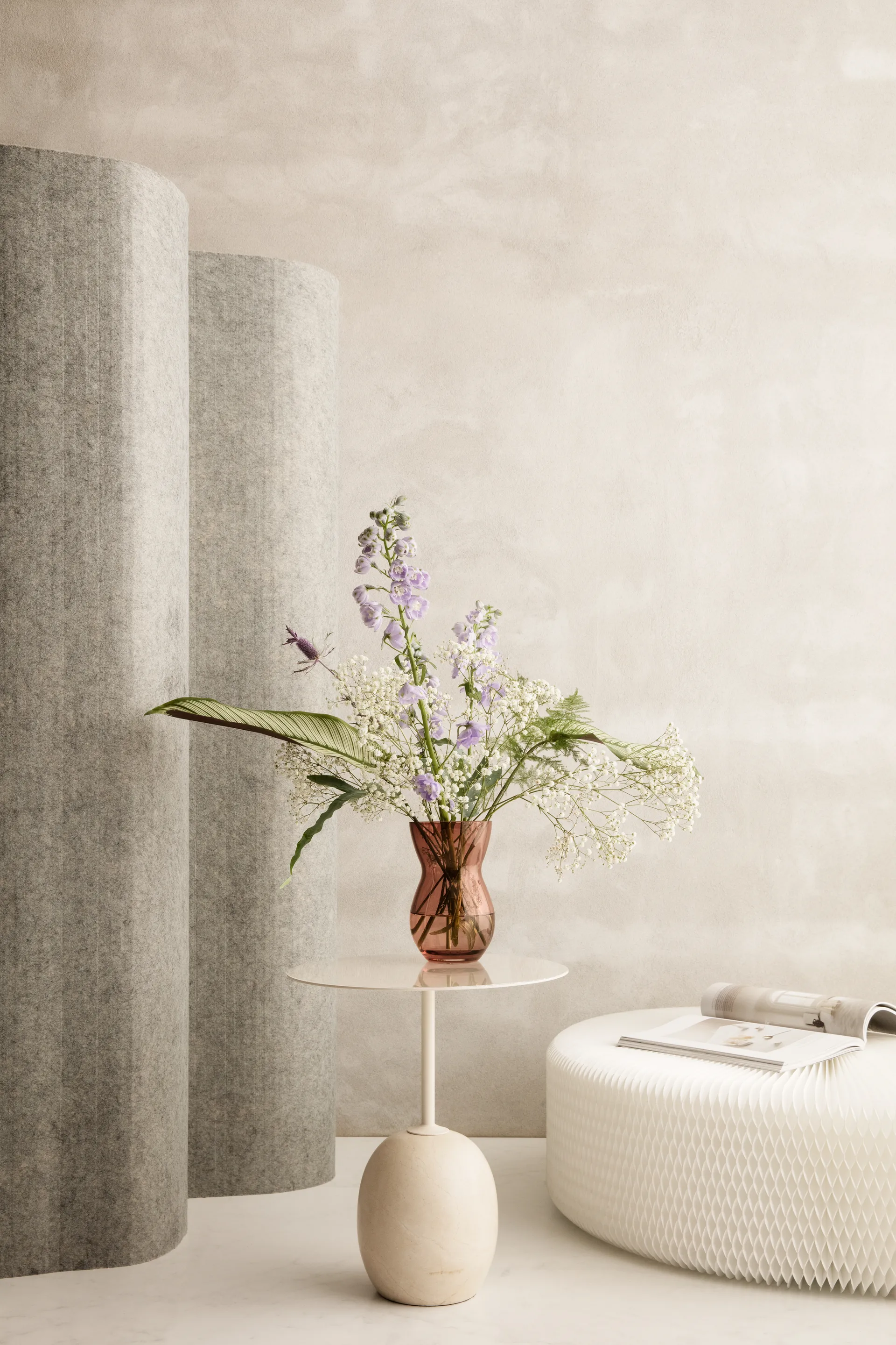 Vase Calabas 21 cm, Burgundy Holmegaard