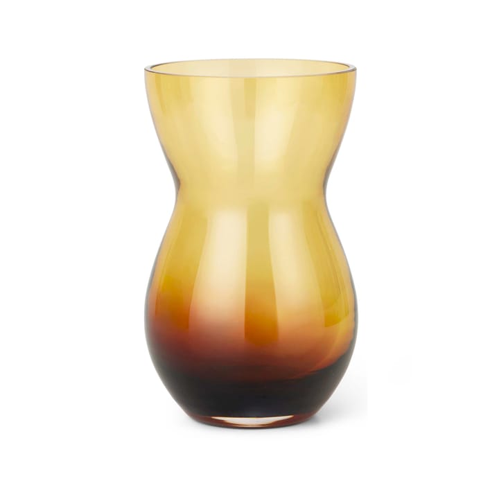 Vase Calabas 21 cm - Duo burgundy-ambre - Holmegaard