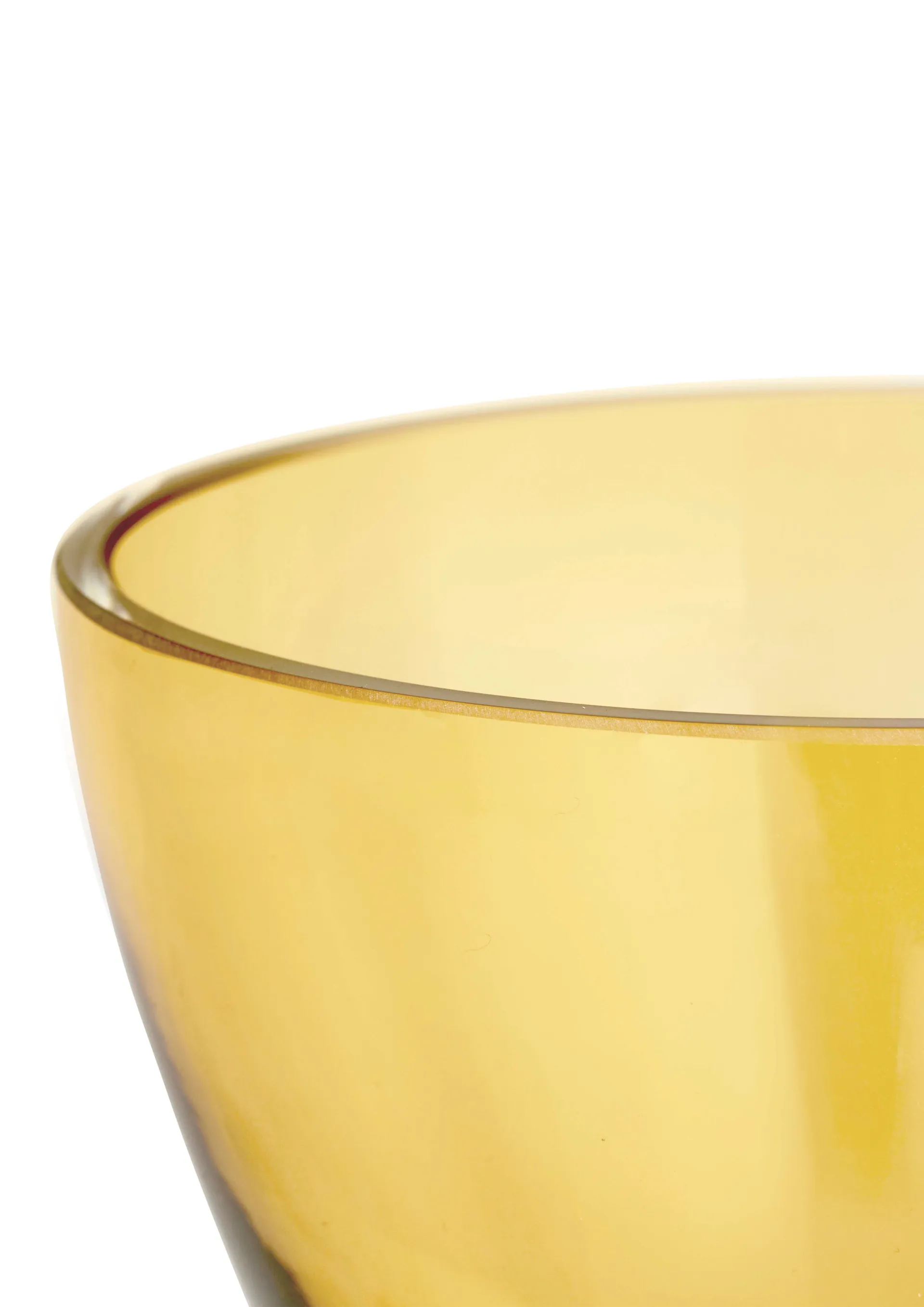 Vase Calabas 21 cm, Duo burgundy-ambre Holmegaard