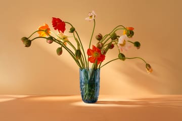 Vase Lily H19 cm - Blue iris - Holmegaard