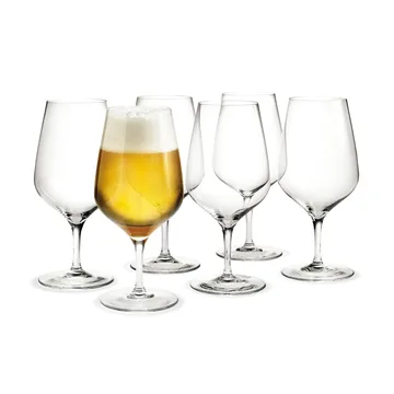 Verre à bière Cabernet 64 cl, lot de 6 - Transparent - Holmegaard