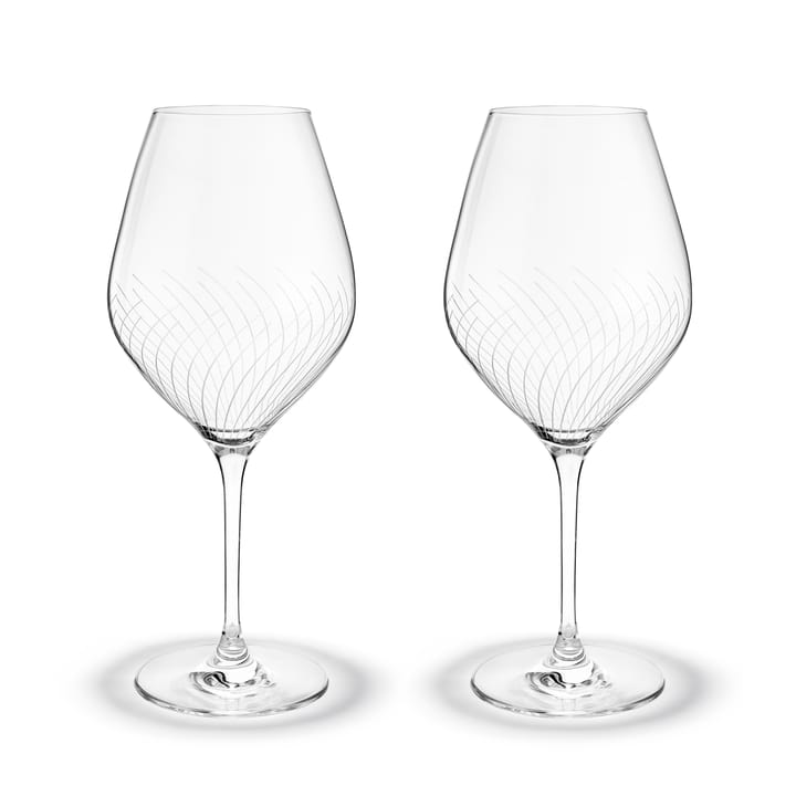 Verre à bourgogne Cabernet Lines 69 cl Lot de 2 - Transparent - Holmegaard