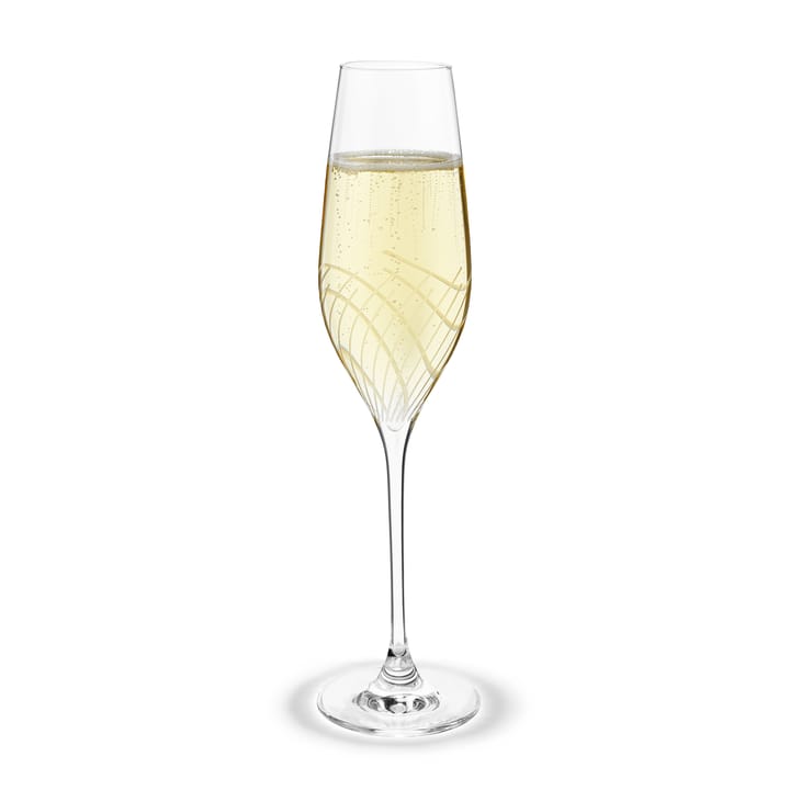 Verre à champagne Cabernet Lines 29 cl Lot de 2 - Transparent - Holmegaard