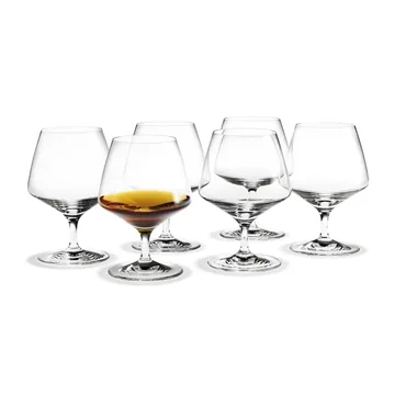 Verre à cognac Perfection 36 cl, lot de 6 - Transparent - Holmegaard
