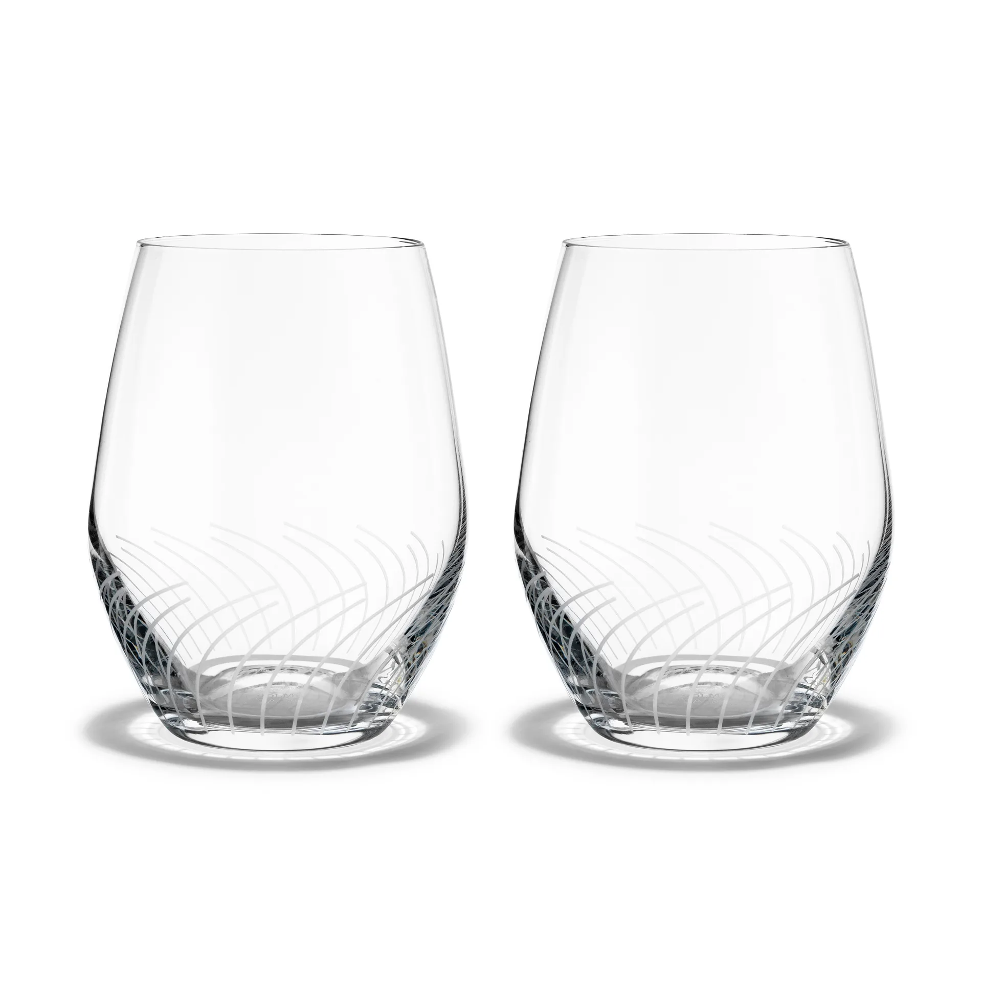 Verre à eau Cabernet Lines 25 cl Lot de 2, Transparent Holmegaard