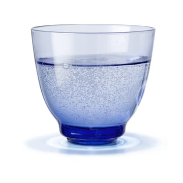 Verre à eau Flow 35 cl - Bleu foncé - Holmegaard