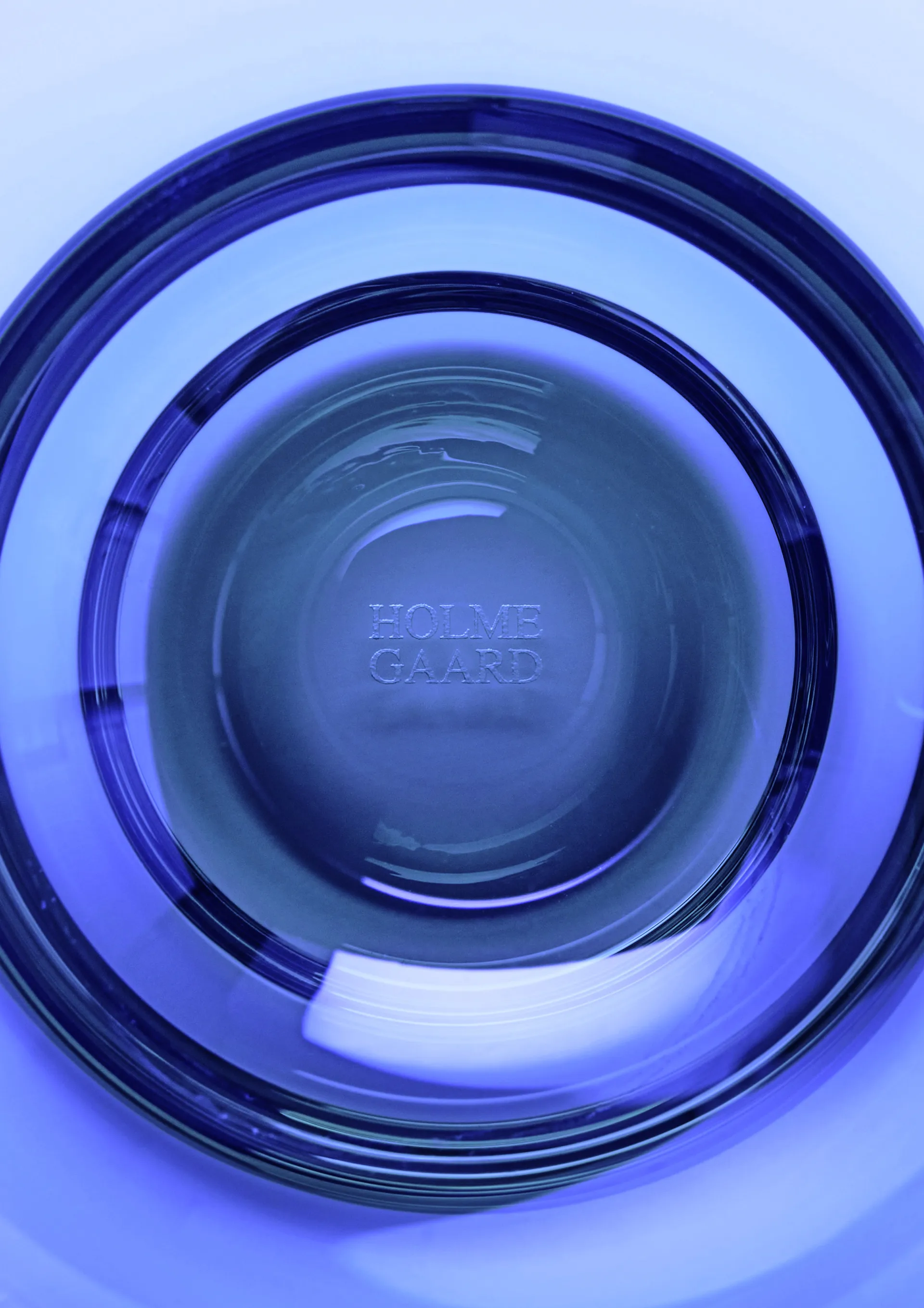 Verre à eau Flow 35 cl, Bleu foncé Holmegaard