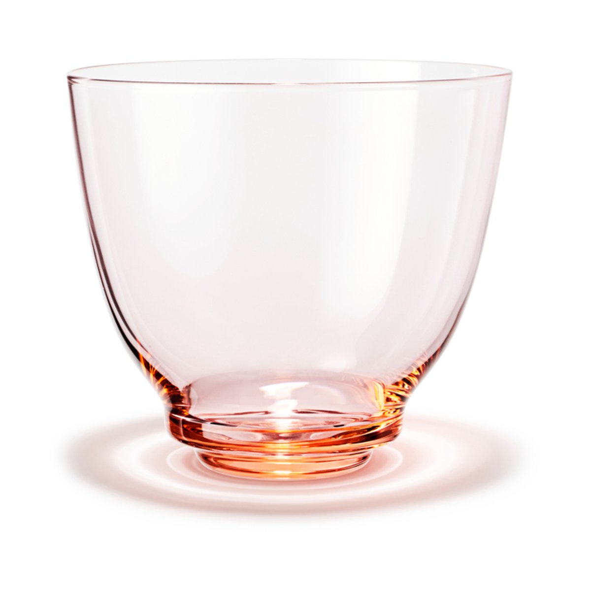 Holmegaard Verre à eau Flow 35 cl Champagne | Design Scandinave | Verres à eau | Rose