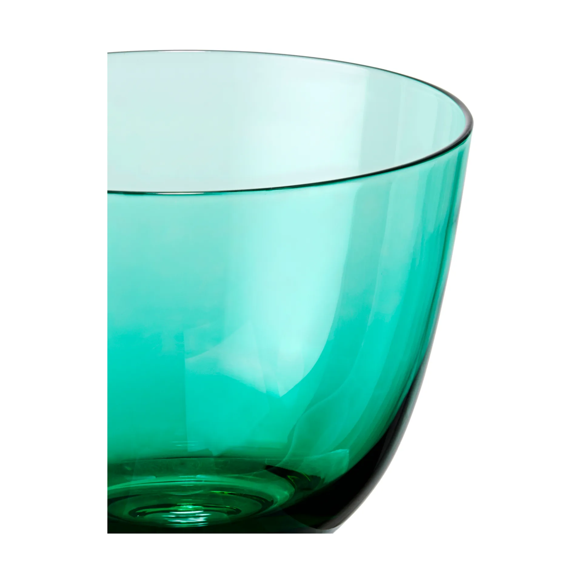 Verre à eau Flow 35 cl, Emerald green Holmegaard