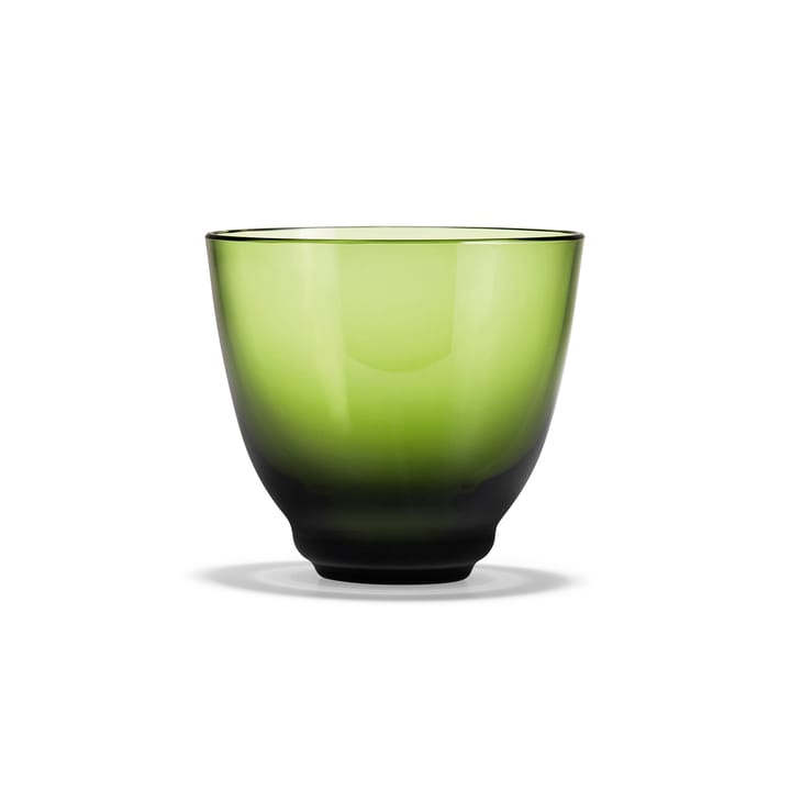 Verre à eau Flow 35 cl - Vert olive - Holmegaard