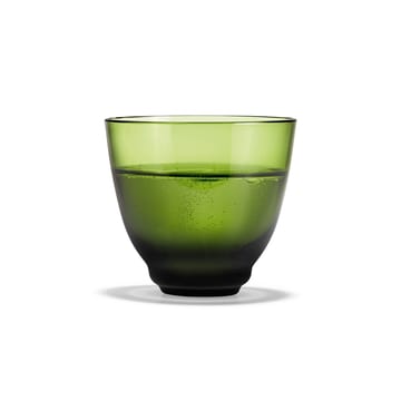 Verre à eau Flow 35 cl - Vert olive - Holmegaard