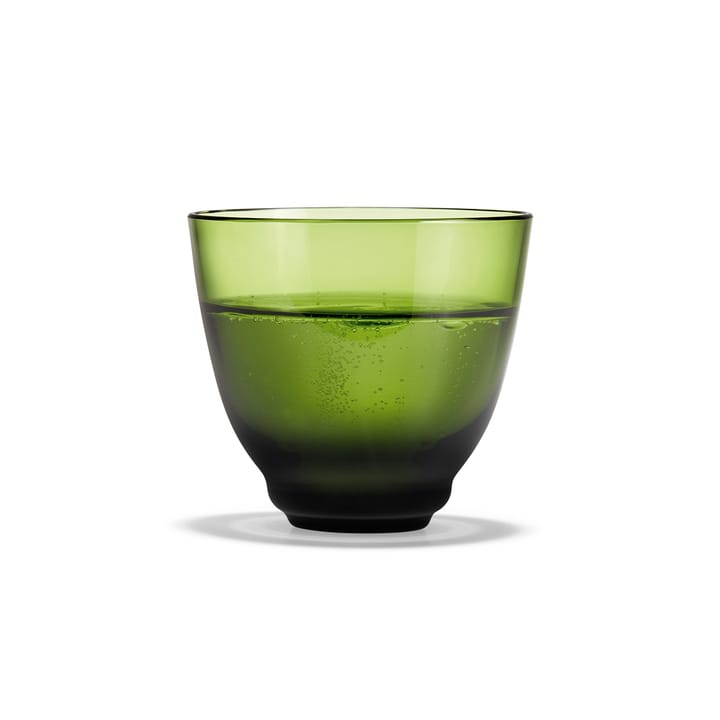 Verre à eau Flow 35 cl, Vert olive Holmegaard
