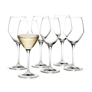 Verre à vin blanc Perfection 32 cl, lot de 6 - Transparent - Holmegaard