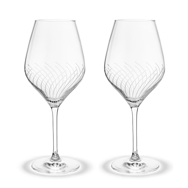 Verre à vin rouge Cabernet Lines 52 cl Lot de 2 - Transparent - Holmegaard