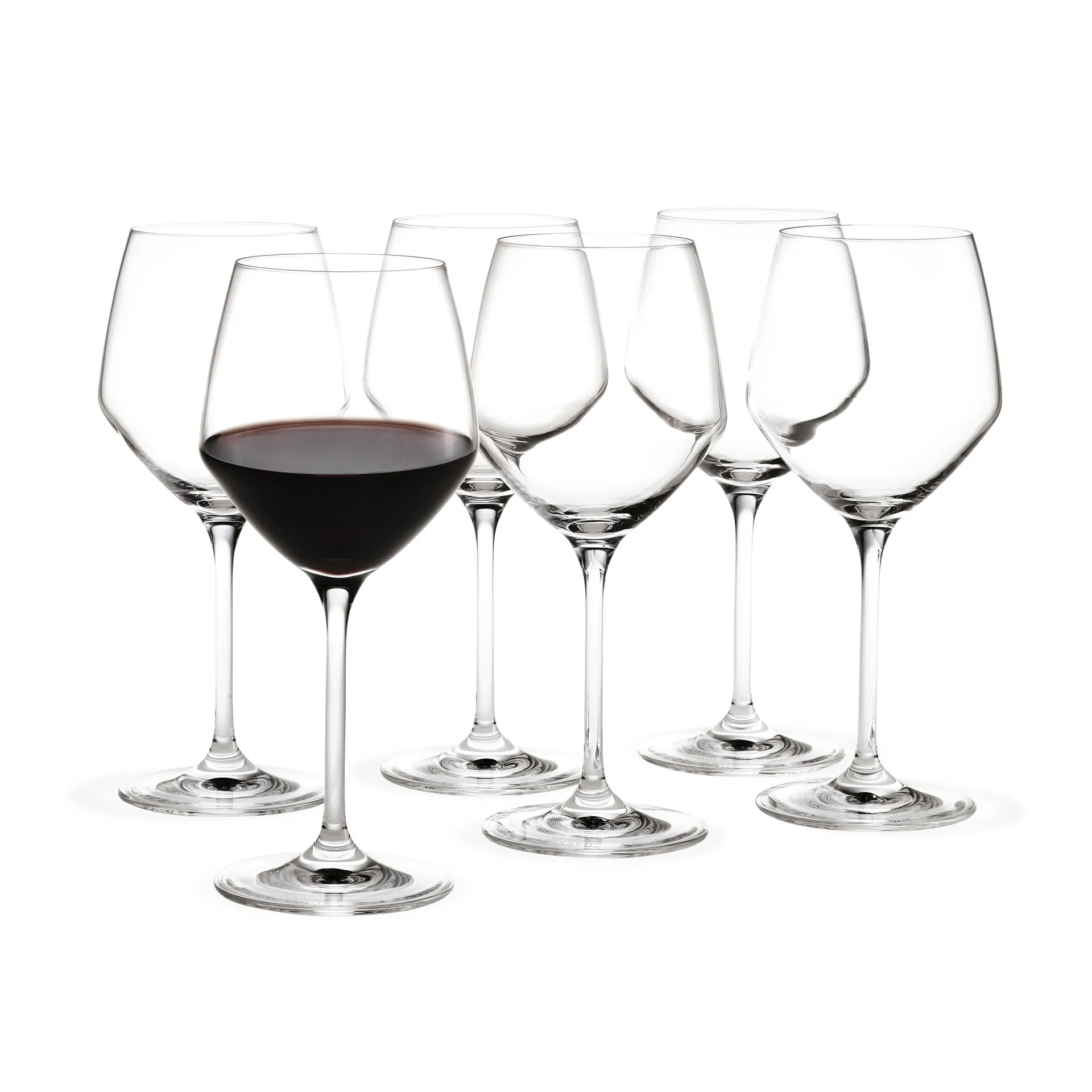 Verre à vin rouge Perfection 43 cl, lot de 6, Transparent Holmegaard