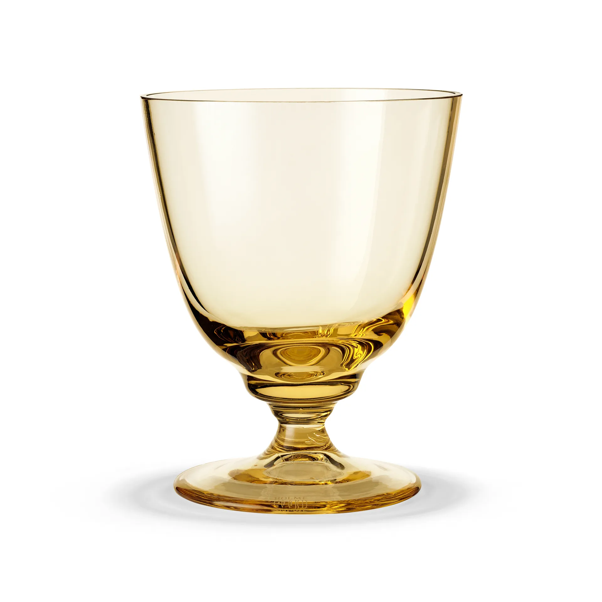 Verre sur pied Flow 35 cl, Amber Holmegaard