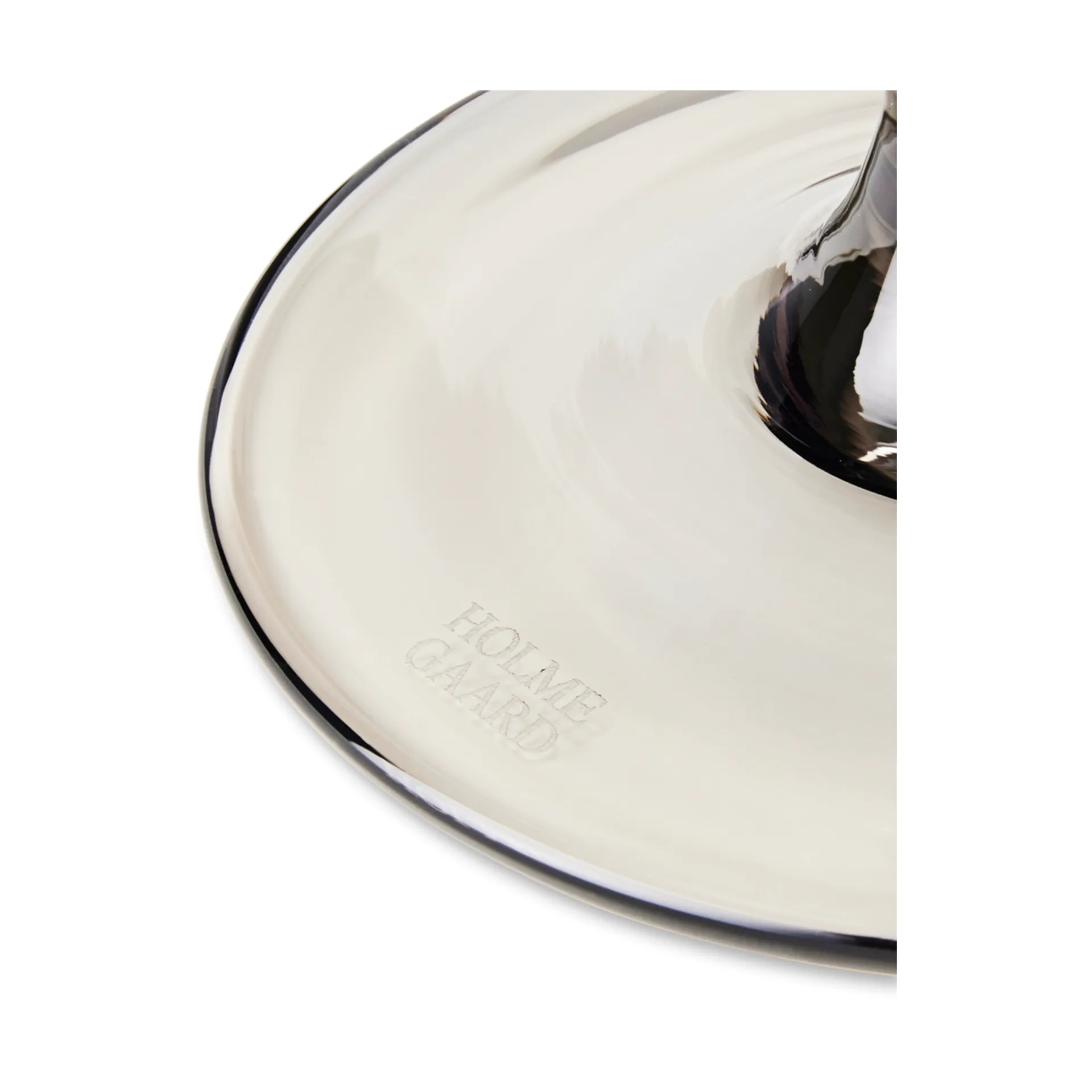 Verre sur pied Flow 35 cl, Smoke Holmegaard