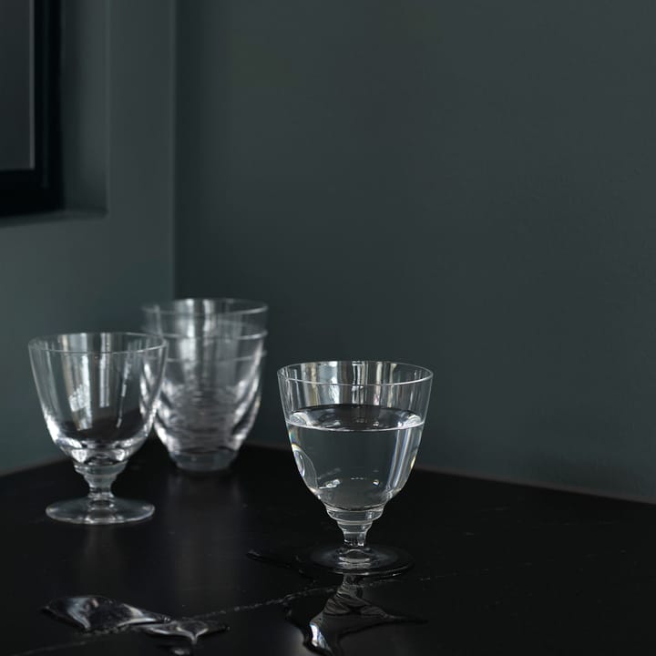 Verre sur pied Flow 35 cl, Transparent Holmegaard