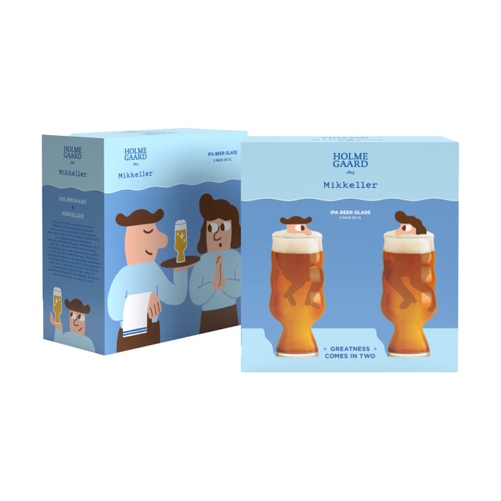 Verres à bière Mikkeller IPA, lot de 2, 50 cl Holmegaard