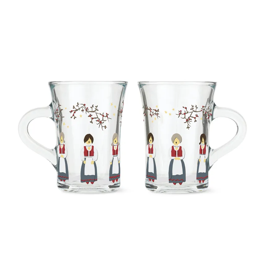 Verres à boisson chaude Holmegaard Christmas 24 cl, lot de 2, 2021 Holmegaard