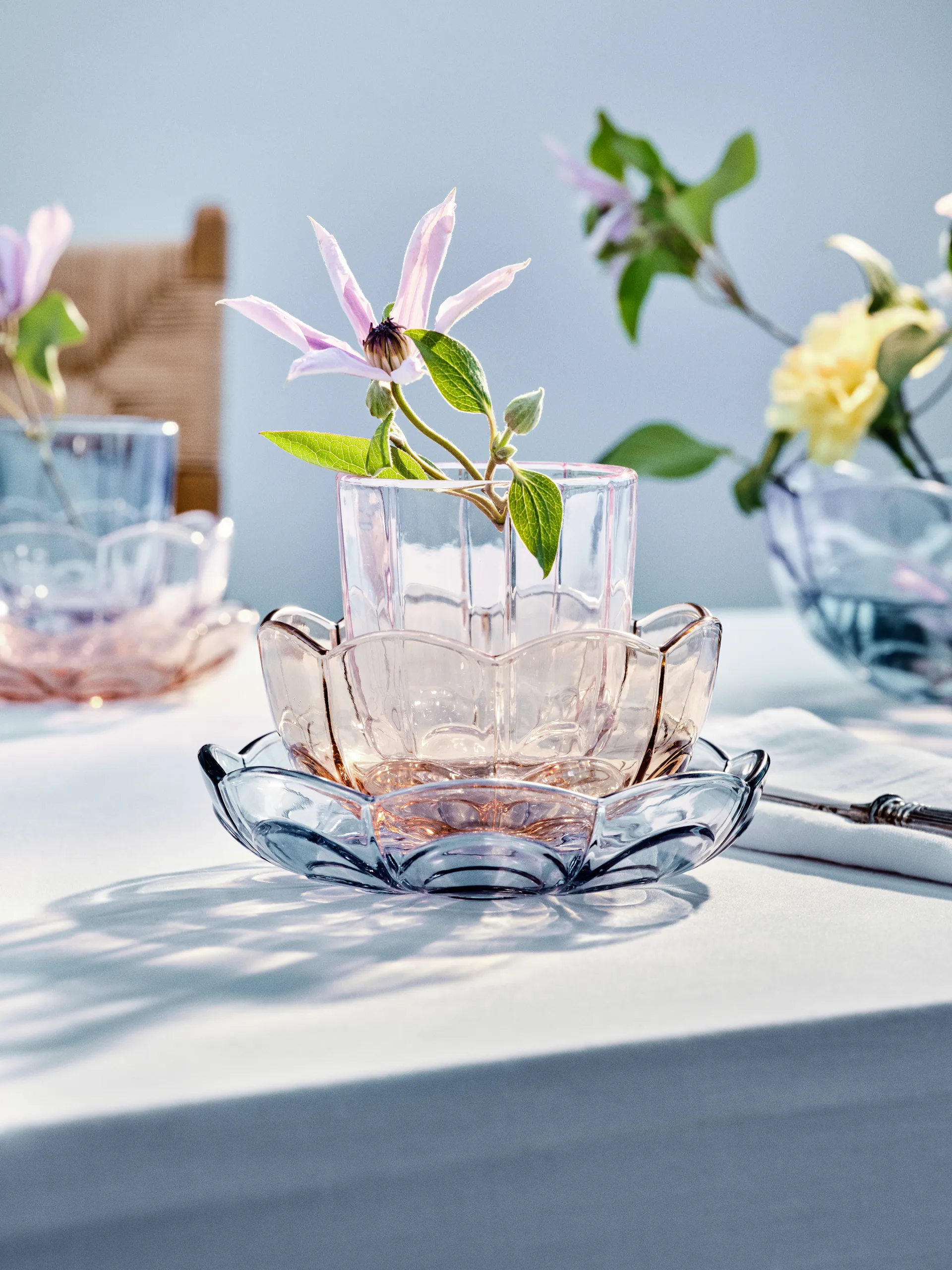 Verres à eau Lily 32 cl, lot de 2, Cherry blossom Holmegaard