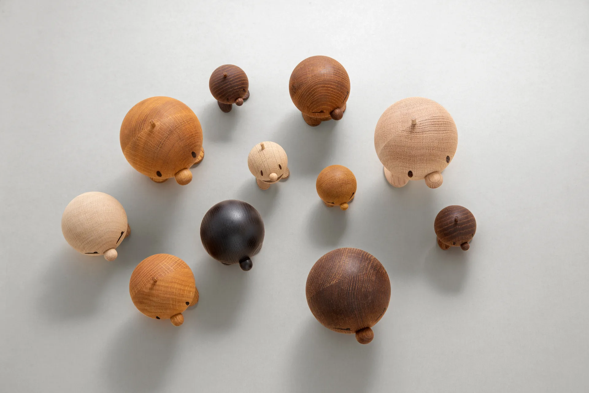 Figurine Hoptimist Bimble M, Raw oak Hoptimist