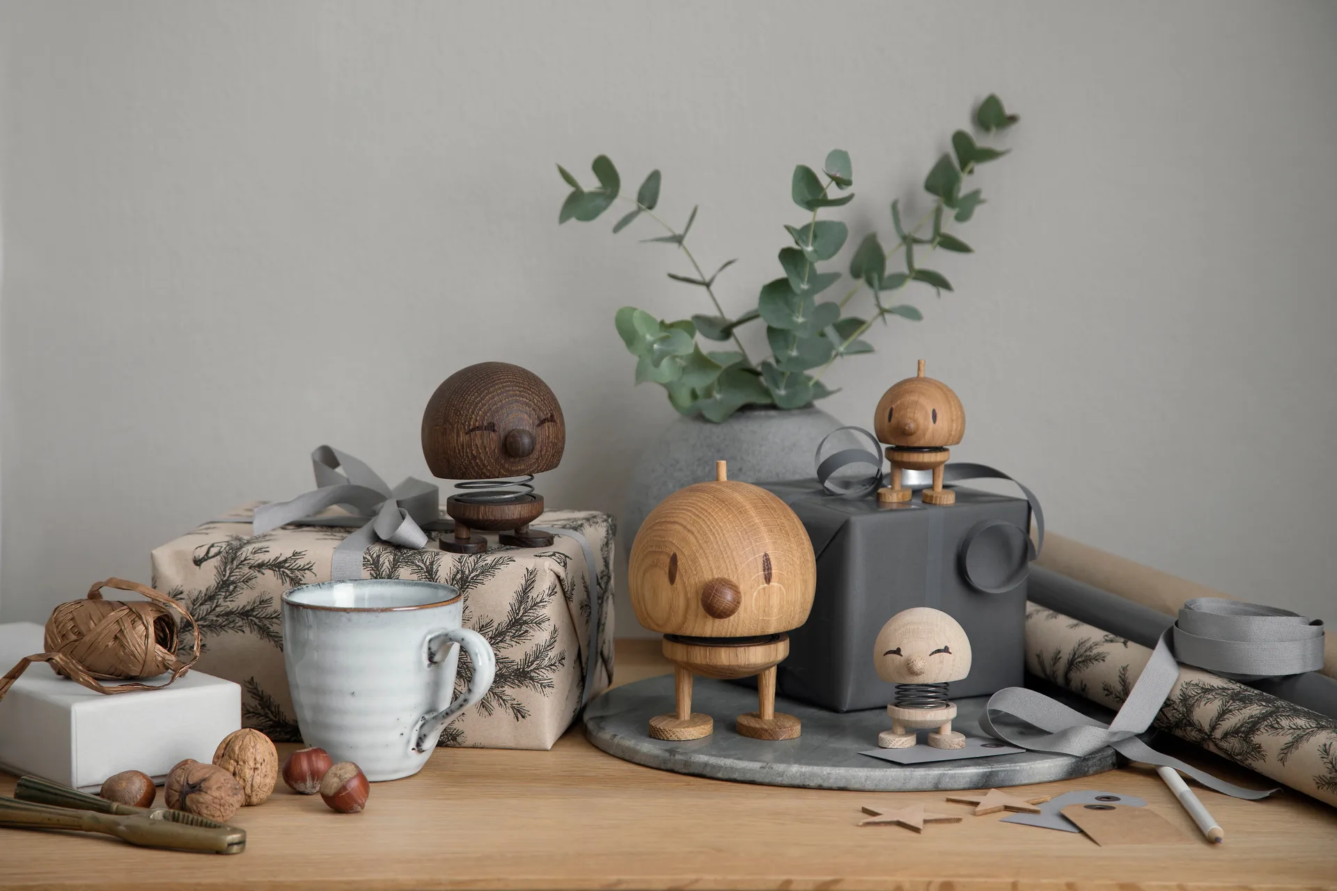 Figurine Hoptimist Bimble S, Raw oak Hoptimist