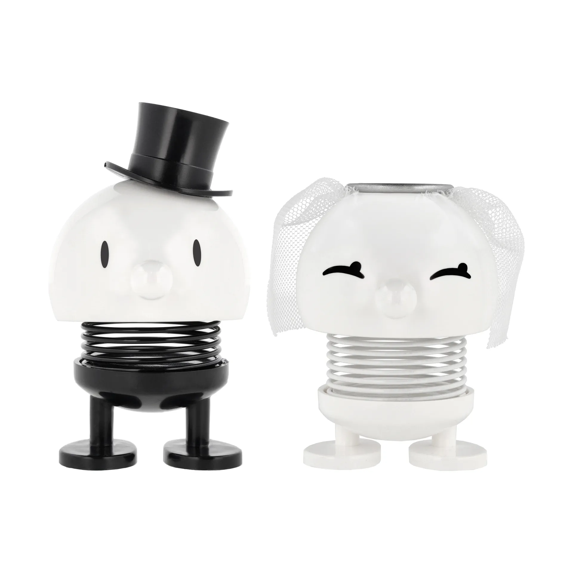 Figurine Hoptimist Bride & Groom 2 pièces, White Hoptimist