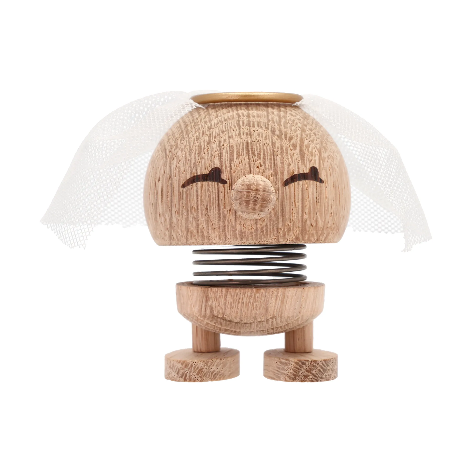 Figurine Hoptimist Bride S, Raw oak Hoptimist