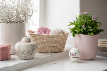 Figurine Hoptimist Cat 7,3 cm - White - Hoptimist