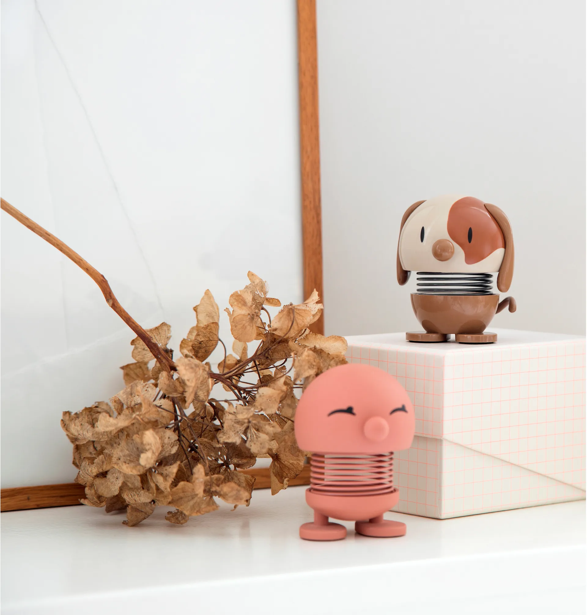 Figurine Hoptimist Dog 6,9 cm, Brown Hoptimist