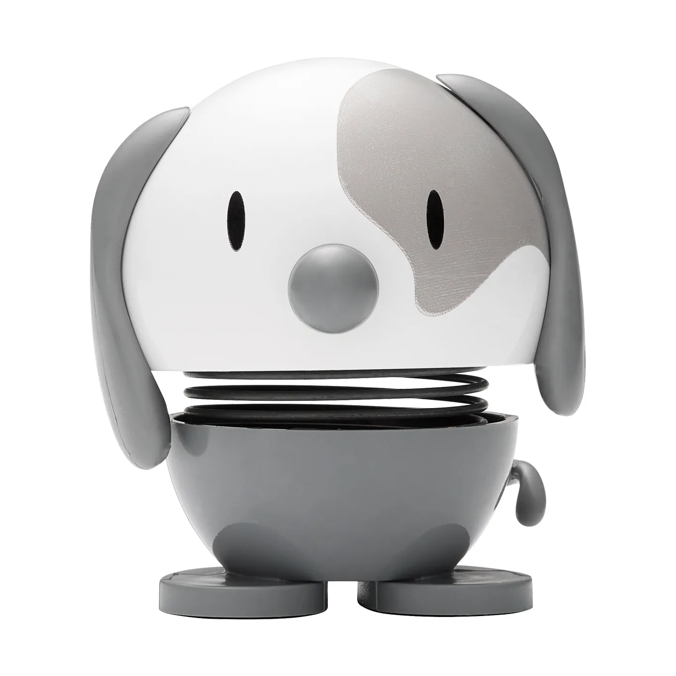 Figurine Hoptimist Dog 6,9 cm, Cool grey Hoptimist