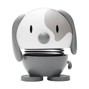 Figurine Hoptimist Dog 6,9 cm - Cool grey - Hoptimist
