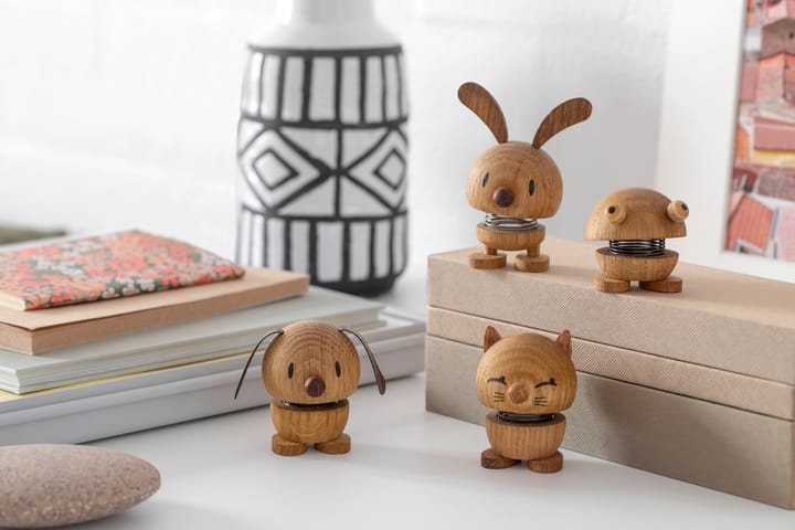 Figurine Hoptimist Frog S, Oak Hoptimist
