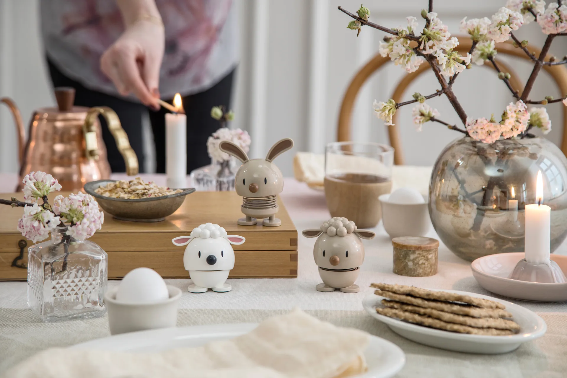 Figurine Hoptimist Lambert 7,4 cm, Latte Hoptimist