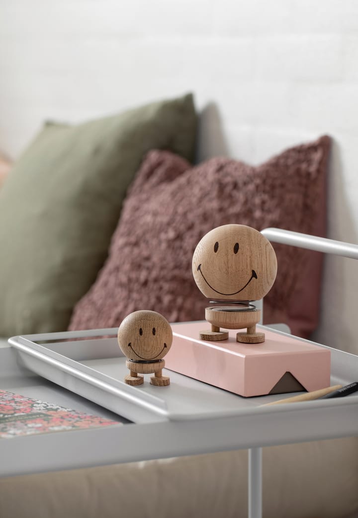 Figurine Hoptimist Smiley M - Raw oak - Hoptimist