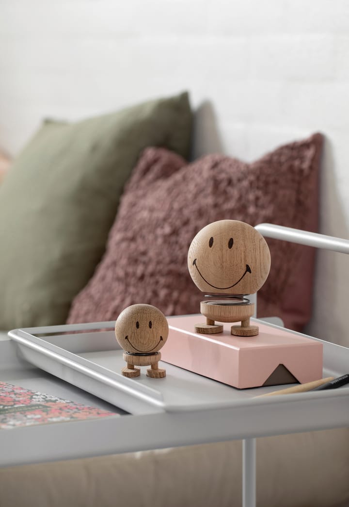 Figurine Hoptimist Smiley S - Raw oak - Hoptimist