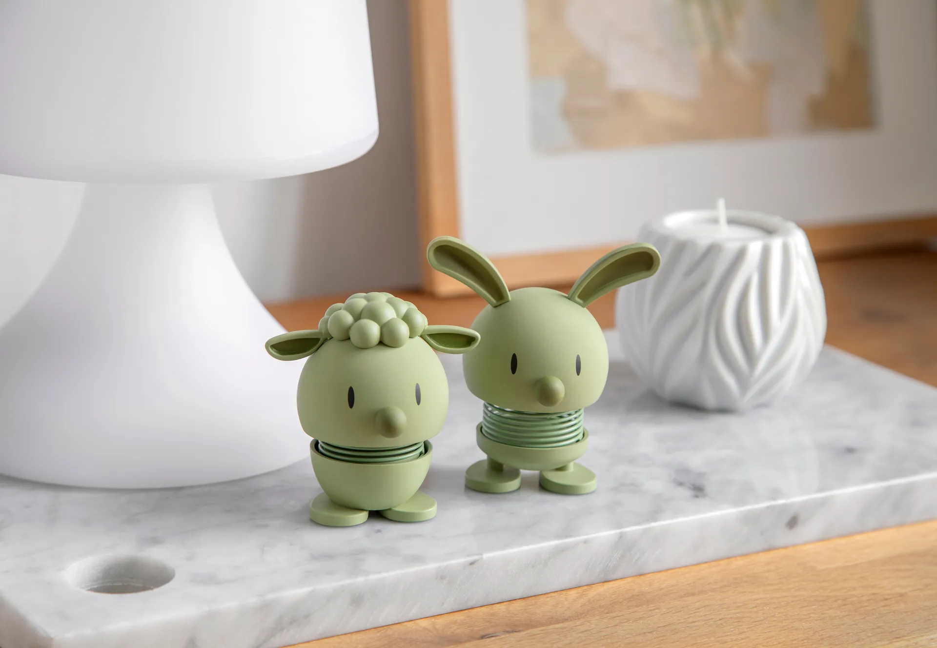 Figurine Hoptimist Soft Lambert S, Olive Hoptimist