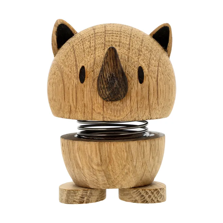 Hoptimist figur S - Rhino, chêne - Hoptimist