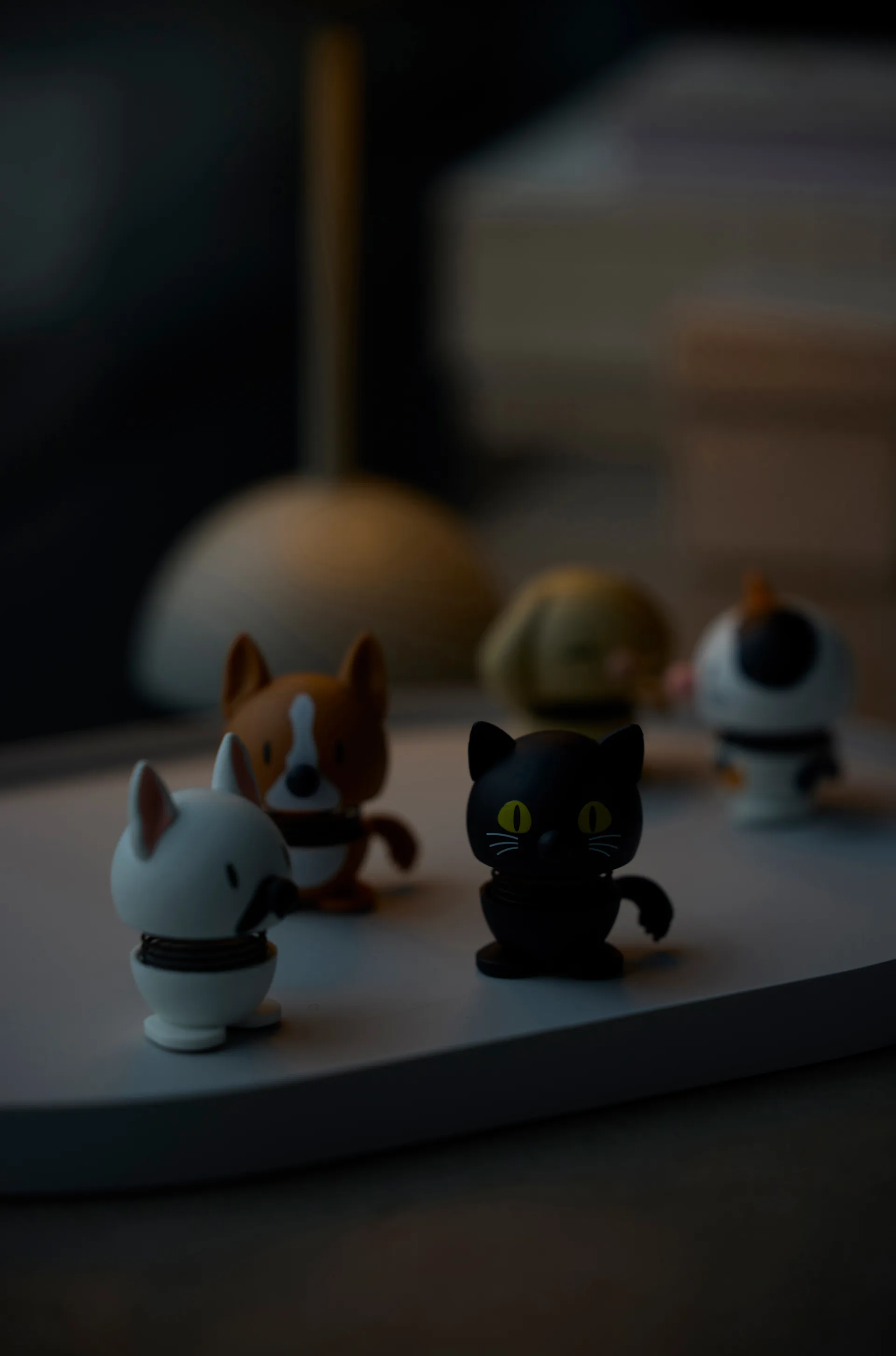 Hoptimist figur XS, Cat, black Hoptimist