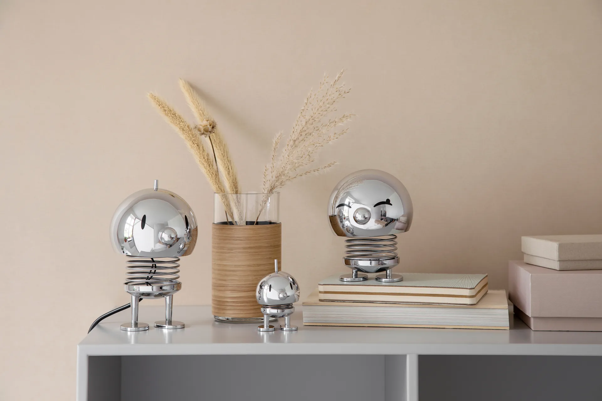 Lampe Hoptimist Bumble L 15 cm, Chrome Hoptimist