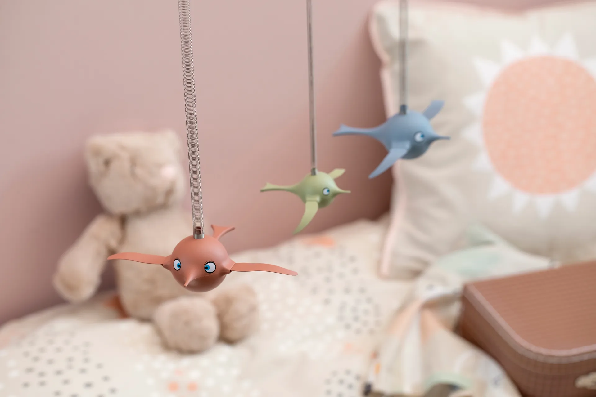 Mobile Hoptimist Soft Birdie M, Sky Hoptimist