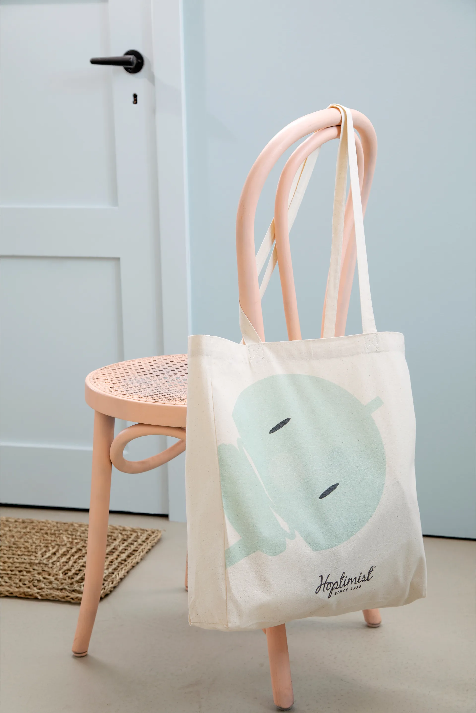 Sac en tissu Hoptimist shopper, Bleu Hoptimist