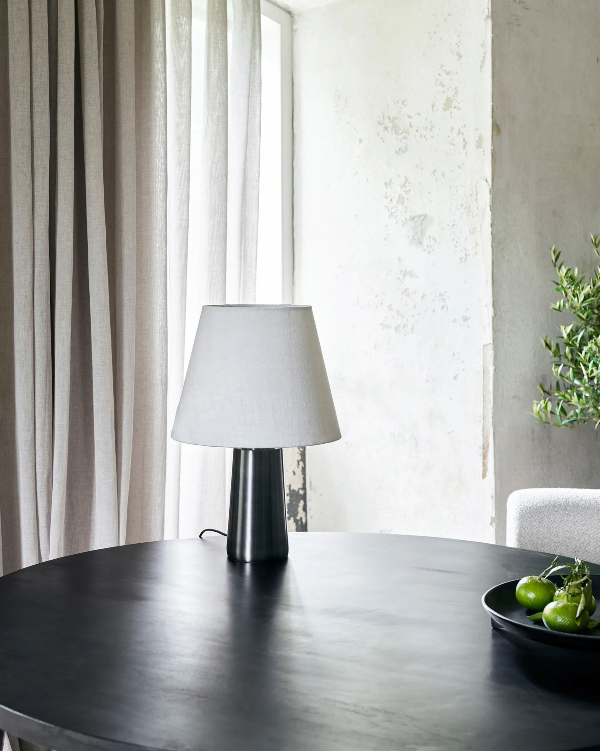 Abat-jour Bakra blanc antique, Ø34 cm House Doctor