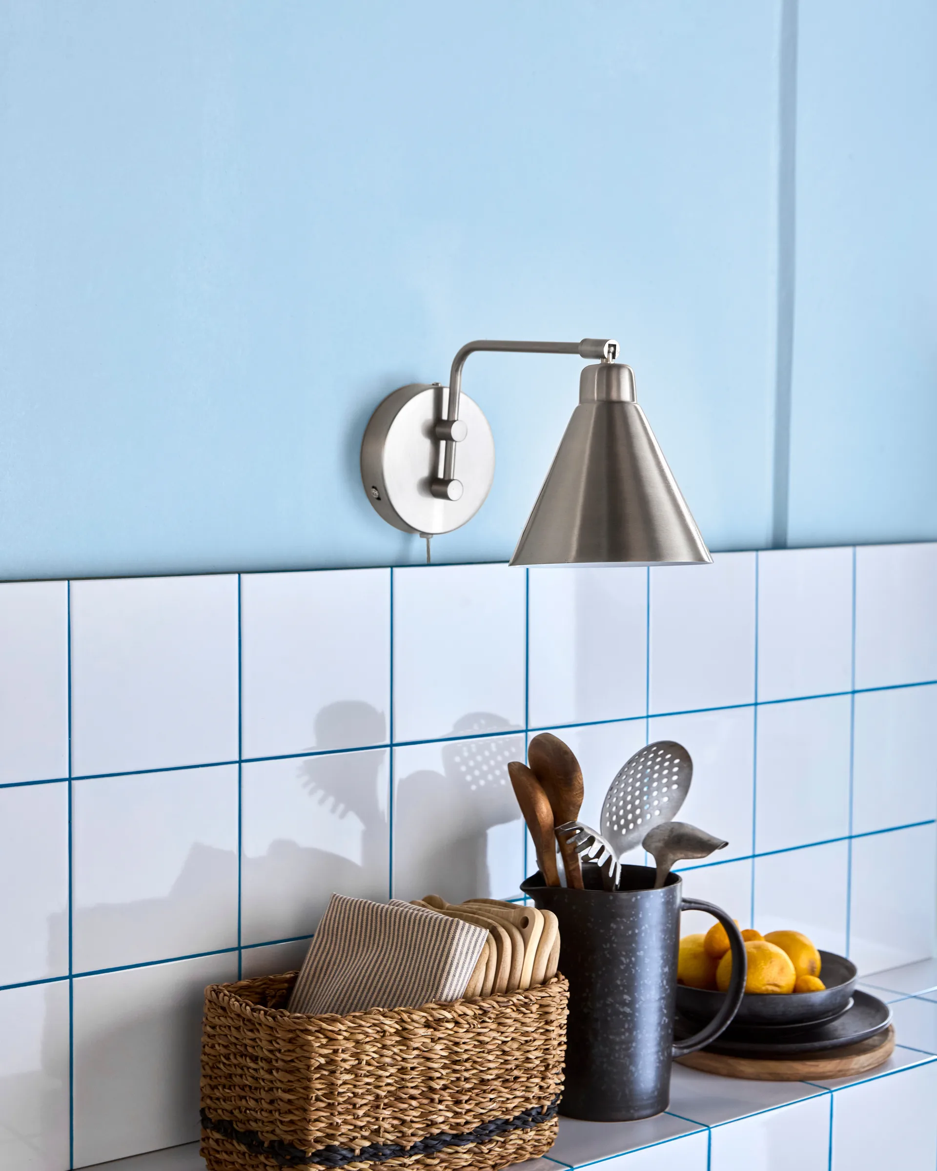 Applique murale Game, argent brossé, Argent brossé House Doctor