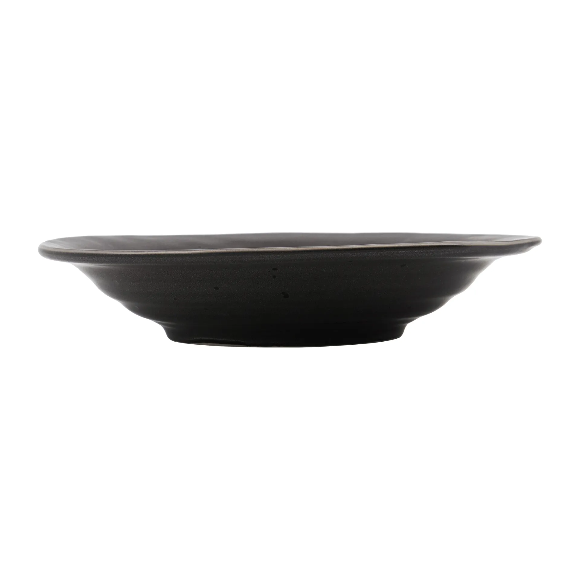 Assiette à soupe Rustic Ø25 cm, Gris foncé House Doctor