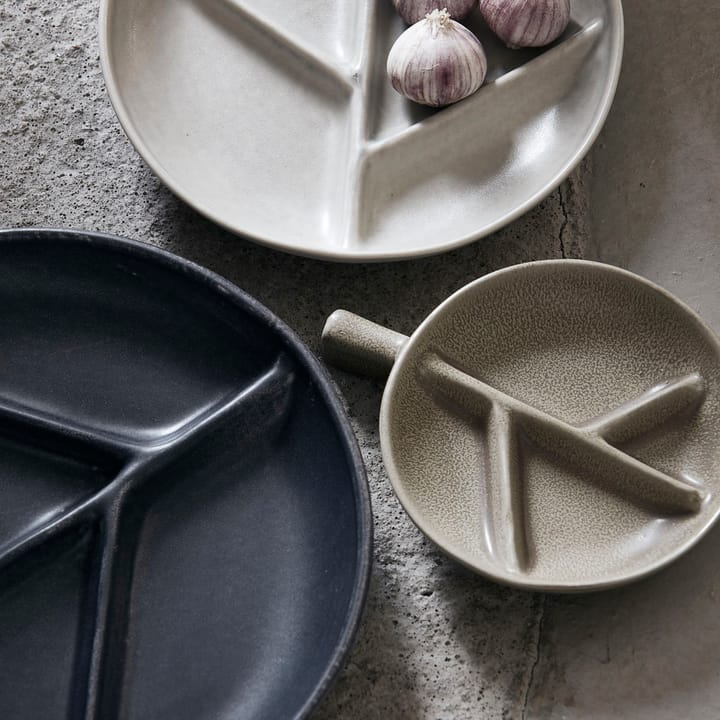 Assiette Branch Ø22,3 cm, Gris foncé House Doctor